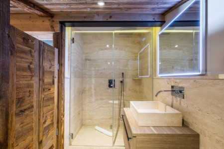 Salle De Bains Dans Un Chalet De Prestige à Megève