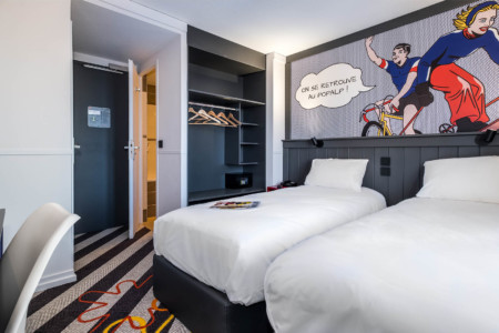 Popalp, Hôtel à L'Alpe D'Huez (Isère) : Chambre Avec Deux Lits Jumeaux