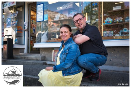 Portrait D'un Couple De Buralistes à Ugine