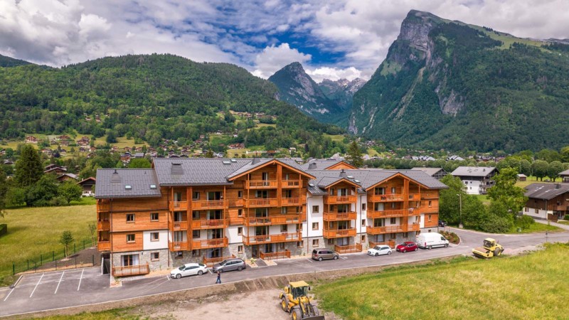 Vue en drone résidence Étoile du Giffre