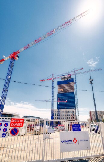 Photographe de chantier à Lyon : la nouvelle tour la To-Lyon