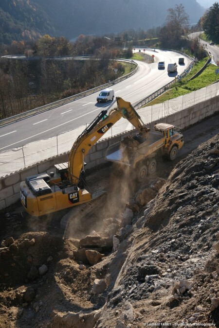 Chantier BTP Sur Une Carrière En Savoie (société Martoïa)