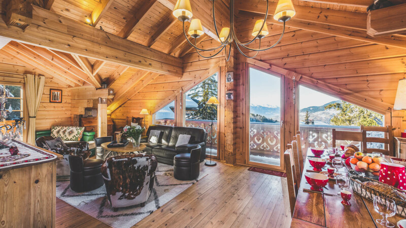 Photographe immobilier dans un chalet à Courchevel