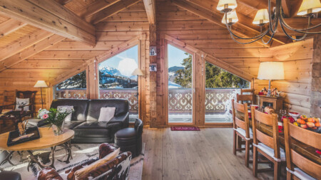 Photographe Immobilier Dans Un Chalet à Courchevel : Pièce Principale