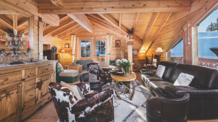 Photographe Immobilier Dans Un Chalet à Courchevel : Pièce Principale