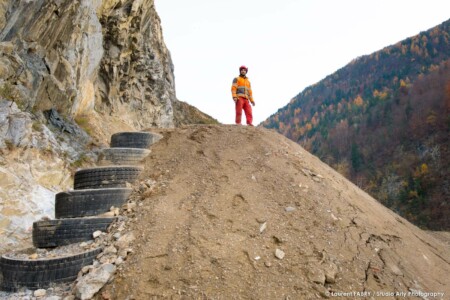 photographe de chantier en Tarentaise : Travaux de terrassement à la carrière CSME Villette par Martoïa