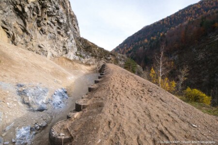 photographe de chantier en Tarentaise : Chantier TP sur une carrière en Savoie (Martoïa)