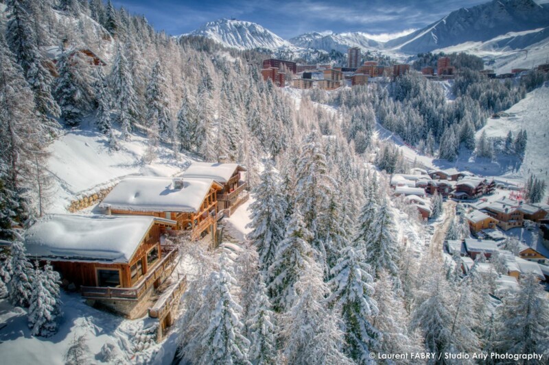 Photographe chalet la Plagne