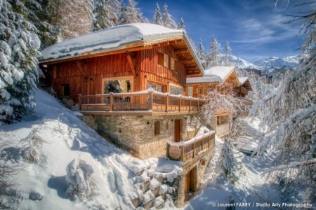 Photographe chalet premium la Plagne