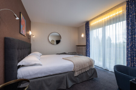 Photographe d'hôtel dans l'Ain, le Logis de Brou : chambre double
