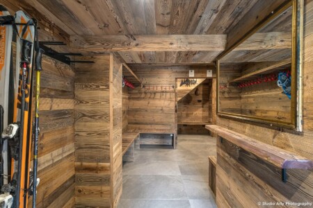 Photographe de chalet en Tarentaise : le ski room
