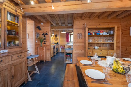 Chalet de montagne dans les Belleville : reportage photo