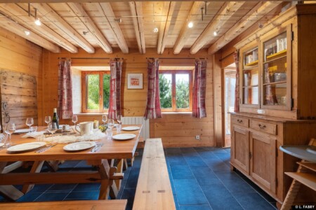 Chalet de montagne dans les Belleville : reportage photo