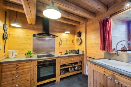 Chalet de montagne dans les Belleville : reportage photo
