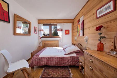Laurent FABRY photographe d'appartement à Megève : chambre