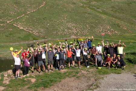 Randonnée en VTTAE à l'Alpe d'Huez, sur le domaine
