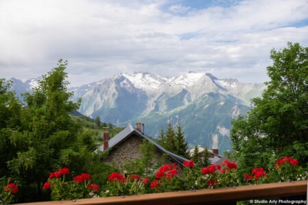Vue de l'hôtel les Grandes Rousses, à l'Alpe d'Huez