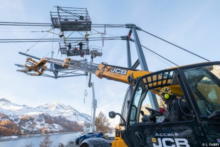 Reportage photo et vidéo sur une passerelle himalayenne au-dessus du lac du Chevril, Tignes (73)