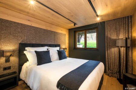 Photographe de chalet à Megève : une chambre