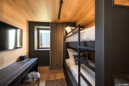 Photographe de chalet à Megève : une chambre enfants